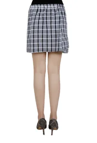 Grey Cotton Gamcha Short SKirt image 4
