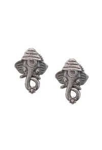 Sacred Ganesha Face Studs image 3