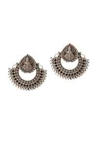 Laxmi Semi Flower Earrings image 1