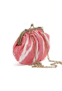 Taffy Pink Ikat Clutch Bag image 3