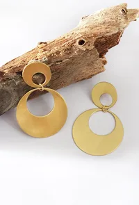 Lunar Glow Drop Earrings image 1