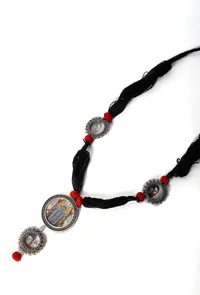 Black Thread Goddess Kali Necklace image 2