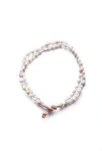 Double Row Small Seashells Anklet image 2