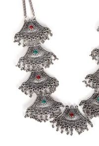 Chandbali Cascade Necklace image 4