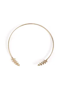 Dewdrop Leaf Open Necklace image 2