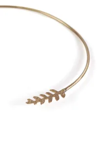 Dewdrop Leaf Open Necklace image 3