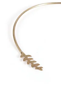 Dewdrop Leaf Open Necklace image 4