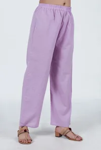Lavender Cotton Pant image 3