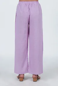 Lavender Cotton Pant image 4