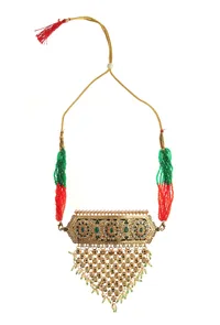 Zeenat Heritage Gold Necklace image 2