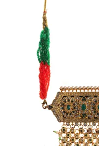 Zeenat Heritage Gold Necklace image 4