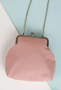 Solid Pink Clutch Bag image 1