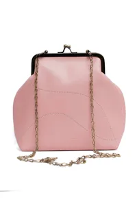 Solid Pink Clutch Bag image 2