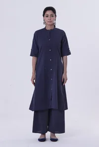 Blue Cotton Kurti image 1