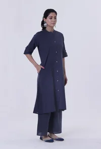 Blue Cotton Kurti image 4