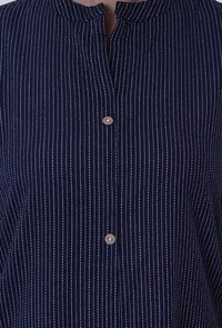 Blue Cotton Kurti image 6