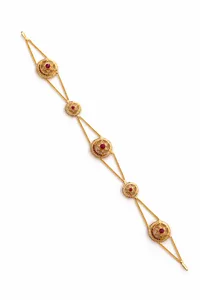 Ruby Scarlet Halo Statement Matha Patti image 2