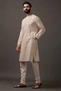 Beige Kurta image 4