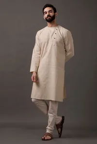 Beige Kurta image 5