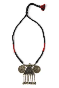 Narmada German Silver Necklace image 2