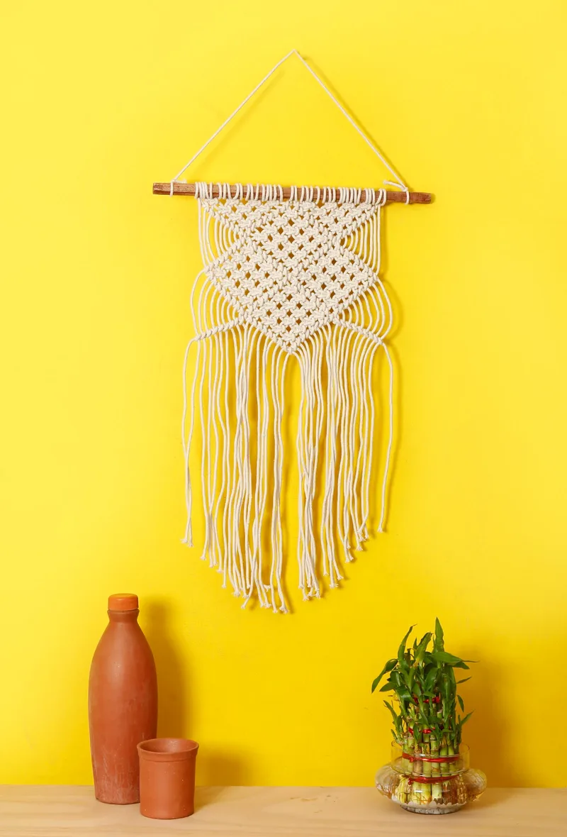 Knotted Macrame Wall Hanging