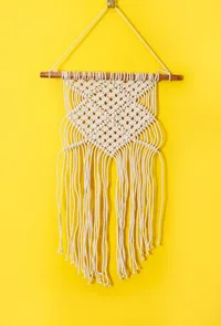 Knotted Macrame Wall Hanging image 2