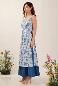 Serena Floral Chintz Straight Kurta image 3