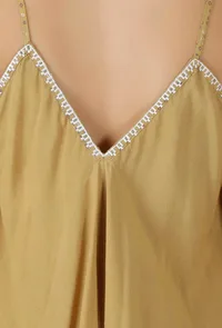 Earls Green Sleeveless Embroidered Jumpsuit image 6