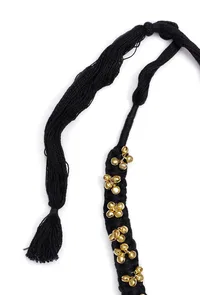 Black Golden Temple Tribal Pendant image 4