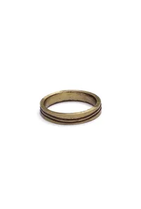Iris Brass Gold Ring image 2