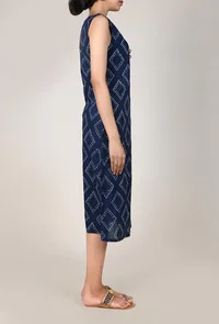 All Over Indian Floral Print Summer Dress image 3