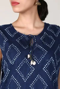 All Over Indian Floral Print Summer Dress image 5