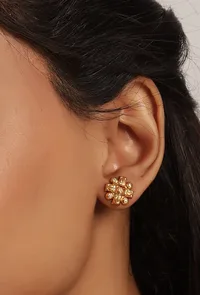 Maharashtrian Inspired Copper Jewellery Set With Antique Finish image 2