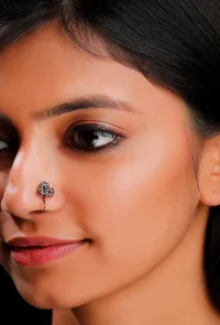 Ancient Design Brass Nosepin image 1