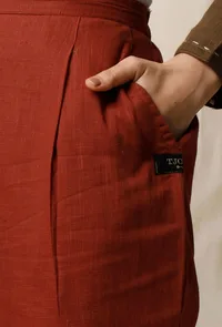 Gerua Cotton Slub Pants image 5