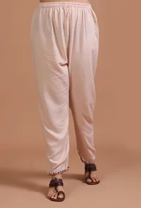 Set Of 2: Multicolor Cotton Printed Dress & Pant Set image 4