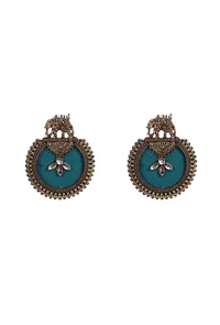Antique Elephant Grace Earrings image 2