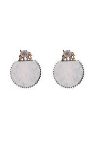 Antique Elephant Grace Earrings image 3