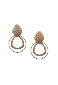 Iva Sphere Brass Earrings image 3