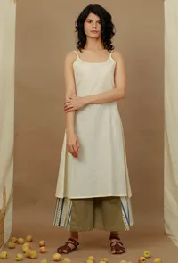 Set Of 3: Cotton Overlay, Slip And Culottes image 2