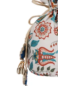 Camellia Chintz Floral Potli image 5