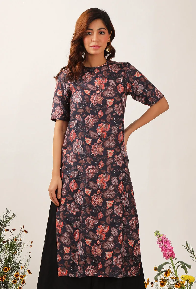 Zoon Floral Chintz Straight Kurta