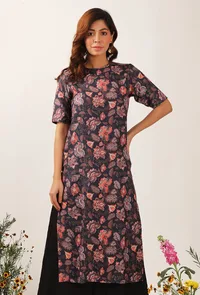Zoon Floral Chintz Straight Kurta image 1