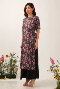 Zoon Floral Chintz Straight Kurta image 3
