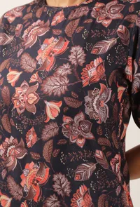 Zoon Floral Chintz Straight Kurta image 5