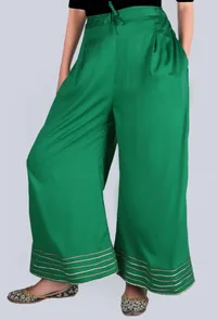 Dark Green Palazzo-S image 1