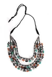 Multi-Layer Tribal Jhumki Necklace image 2
