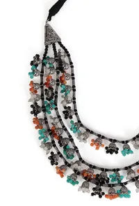 Multi-Layer Tribal Jhumki Necklace image 4