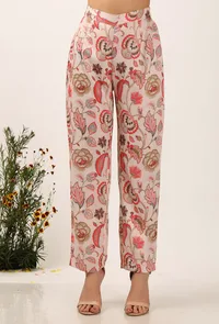 Cara Floral Chintz Narrow Fit Pants image 1
