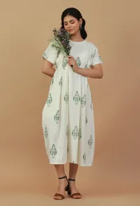 The Meadow Muse Pleated Midi Dress image 2